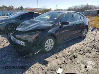 2021 Toyota Corolla L with VIN JTDDPMAEXMJ146209, listed as a Copart auction lot 43800635 with 77,571 mi miles and Salvage Title. Bid and sale history available at carsss.com. Image 1.