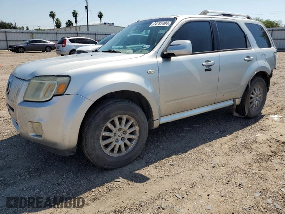 2009 Mercury Mariner Premier with VIN 4M2CU87719KJ04415, listed as a Copart auction lot 74785494 with 305,554 mi miles and Salvage Title. Bid and sale history available at carsss.com. Image 1.