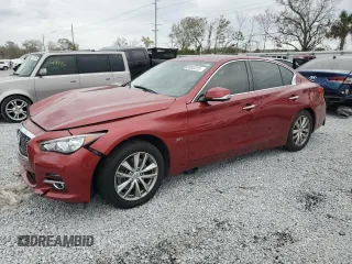 2016 Infiniti Q50 Premium with VIN JN1EV7AP8GM302802, listed as a Copart auction lot 88995315 with Not provided miles and Salvage title. Bid and sale history available at DreamBid. Image 1.