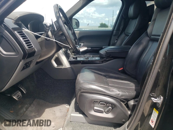 2015 Land Rover Range Rover with VIN SALGW3TF9FA204998, listed as a Copart auction lot 59112515 with 91,655 mi miles and Salvage title. Bid and sale history available at DreamBid. Image 7.