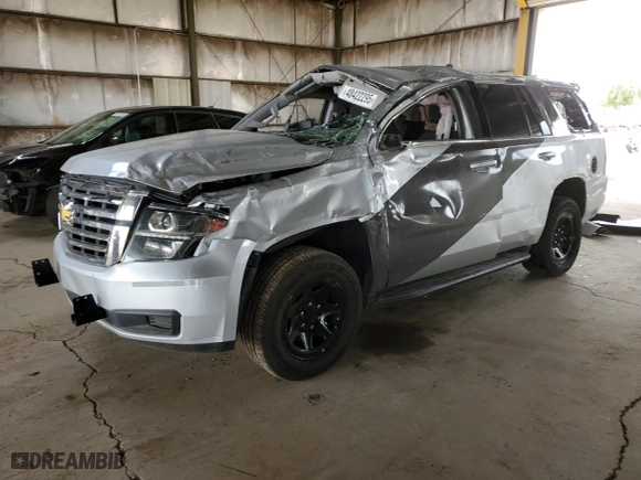2020 Chevrolet Tahoe Commercial with VIN 1GNLCDEC5LR230512, listed as a Copart auction lot 48422295 with 0 mi miles and Salvage Title. Bid and sale history available at carsss.com. Image 1.