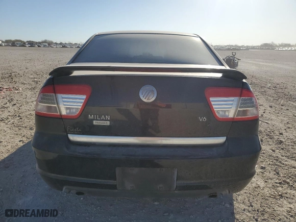 2006 Mercury Milan Premier with VIN 3MEHM08176R651850, listed as a Copart auction lot 48359145 with 174,054 mi miles and Salvage Title. Bid and sale history available at carsss.com. Image 6.