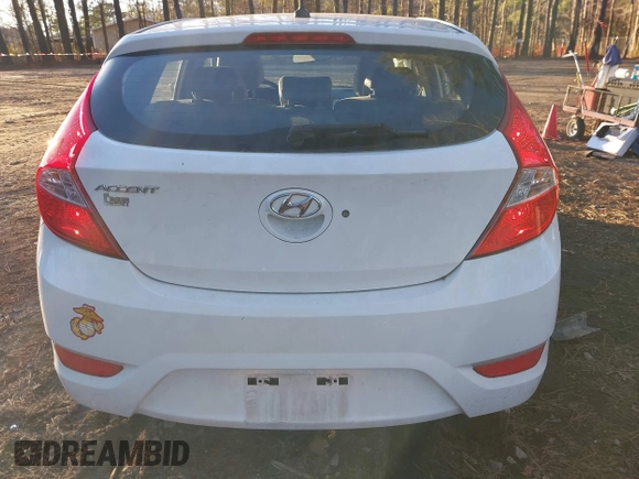 2016 Hyundai Accent SE with VIN KMHCT5AE9GU290829, listed as a IAAI auction lot 41209115 with 27,998 mi miles. Bid and sale history available at carsss.com. Image 16.