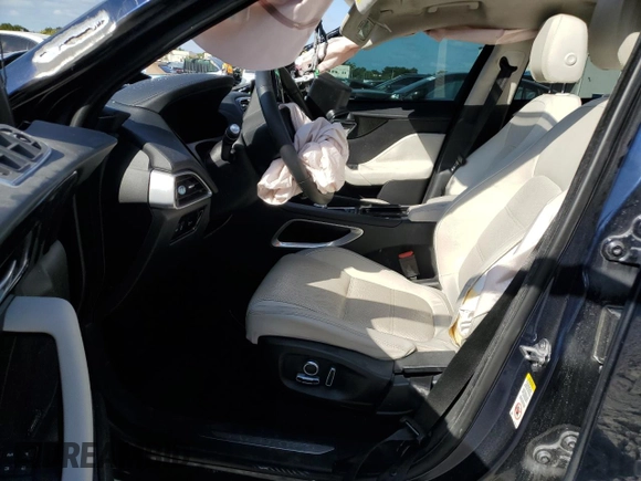 2020 Jaguar F-Pace 25t Prestige with VIN SADCK2FX0LA619322, listed as a Copart auction lot 41691755 with 46,115 mi miles and Non repairable. Bid and sale history available at DreamBid. Image 7.