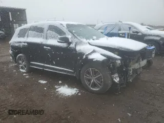 2018 Infiniti QX60 with VIN 5N1DL0MM4JC504794, listed as a Copart auction lot 53173535 with 112,282 mi miles and Salvage Title. Bid and sale history available at DreamBid. Image 4.