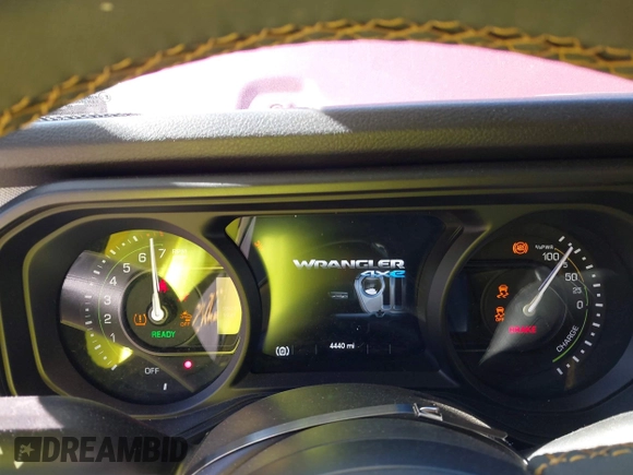 2024 Jeep Wrangler Sport S with VIN 1C4RJXN6XRW323881, listed as a IAAI auction lot 40543759 with 4,440 mi miles and . Bid and sale history available at DreamBid. Image 7.