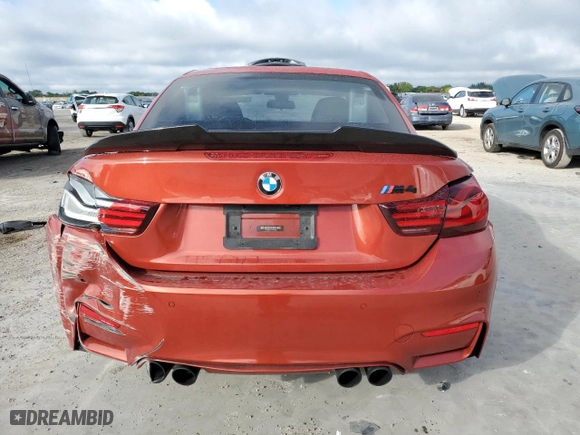 2020 BMW M4 with VIN WBS4Z9C01L5N48032, listed as a Copart auction lot 85590344 with 50,164 mi miles and Salvage Title. Bid and sale history available at carsss.com. Image 6.