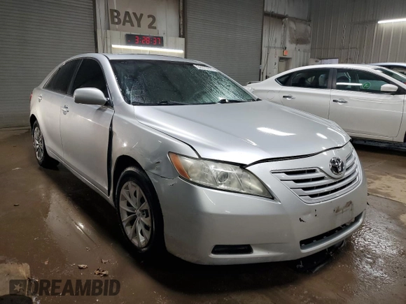 2007 Toyota Camry CE with VIN 4T1BE46K57U107232, listed as a Copart auction lot 52075235 with 196,952 mi miles and Salvage Title. Bid and sale history available at DreamBid. Image 4.