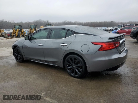 2017 Nissan Maxima S with VIN 1N4AA6AP0HC457374, listed as a Copart auction lot 43526645 with 114,752 mi miles and Salvage Title. Bid and sale history available at DreamBid. Image 2.