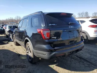 2018 Ford Explorer Sport z VIN 1FM5K8GT0JGC62152, wystawiony jako Copart lot #42720405 z przebiegiem 116 387 mil mil oraz Szkoda całkowita • Salvage title. Historia ofert i sprzedaży dostępna na DreamBid. Obrazek 2.