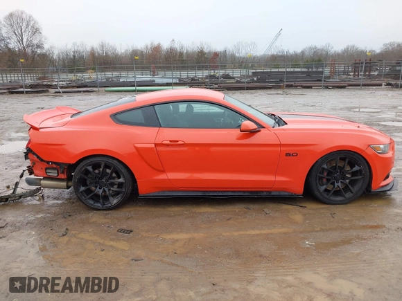 2016 Ford Mustang GT with VIN 1FA6P8CF1G5245008, listed as a IAAI auction lot 41105840 with 75,913 mi miles. Bid and sale history available at carsss.com. Image 13.