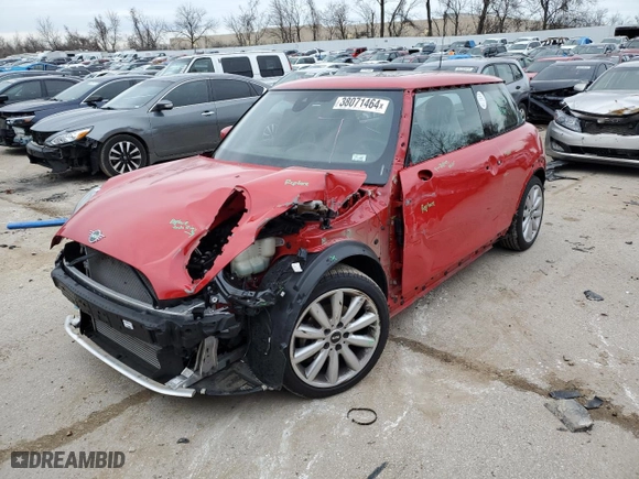 2021 MINI Hardtop 2 Door Cooper with VIN WMWXR3C07M2N12847, listed as a Copart auction lot 38071464 with 16,786 mi miles and Salvage Title. Bid and sale history available at carsss.com. Image 1.