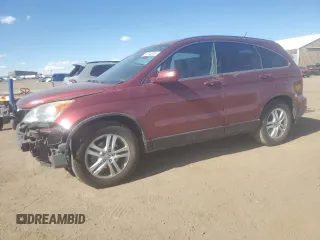 2010 Honda CR-V EX-L with VIN JHLRE4H73AC008789, listed as a Copart auction lot 57748205 with 191,343 mi miles and Salvage title. Bid and sale history available at DreamBid. Image 1.