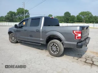 2018 Ford F-150 XL with VIN 1FTEW1E59JFE10695, listed as a Copart auction lot 60171325 with 134,904 mi miles and Salvage title. Bid and sale history available at DreamBid. Image 2.