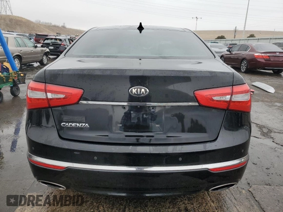 2015 Kia Cadenza Premium with VIN KNALN4D78F5168684, listed as a Copart auction lot 45050375 with 94,883 mi miles and Salvage Title. Bid and sale history available at carsss.com. Image 6.