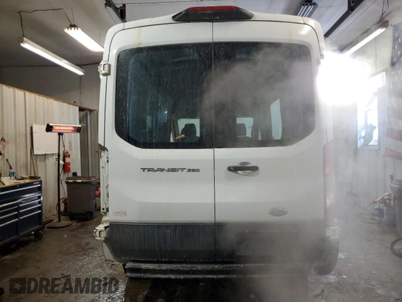 2018 Ford Transit with VIN 1FTYR1CM3JKA93793, listed as a Copart auction lot 42607275 with 125,241 mi miles and Salvage Title. Bid and sale history available at DreamBid. Image 6.