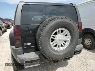 2008 Hummer H3 SUV with VIN 5GTEN13E688158594, listed as a Copart auction lot 73991674 with 0 mi miles and Salvage Title. Bid and sale history available at carsss.com. Image 6.
