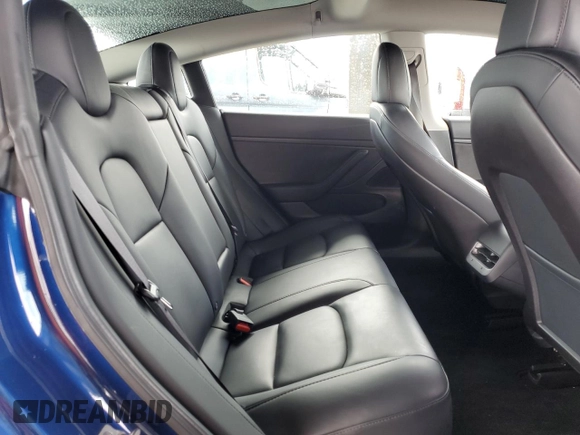 2020 Tesla Model 3 Standard Range Plus with VIN 5YJ3E1EA1LF631139, listed as a Copart auction lot 49161805 with 58,140 mi miles and Salvage Title. Bid and sale history available at DreamBid. Image 10.
