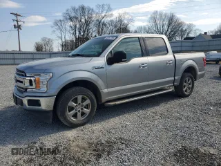 2020 Ford F-150 XL with VIN 1FTEW1C50LFB17628, listed as a Copart auction lot 43957755 with 100,119 mi miles and Salvage Title. Bid and sale history available at carsss.com. Image 1.