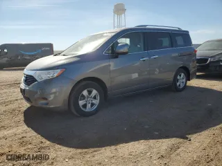 2016 Nissan Quest SV with VIN JN8AE2KP8G9152937, listed as a Copart auction lot 74620163 with 84,321 mi miles. Bid and sale history available at carsss.com. Image 1.