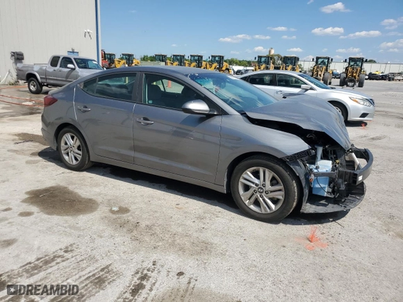2019 Hyundai Elantra SEL with VIN 5NPD84LF2KH453561, listed as a Copart auction lot 50609705 with 81,647 mi miles and Salvage Title. Bid and sale history available at carsss.com. Image 4.
