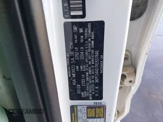 2024 Kia Forte LXS with VIN 3KPF24AD7RE837846, listed as a IAAI auction lot 41256905 with 2,961 mi miles and . Bid and sale history available at DreamBid. Image 9.