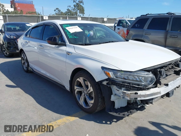2019 Honda Accord EX-L with VIN 1HGCV2F51KA020155, listed as a IAAI auction lot 41847645 with 43,030 mi miles and . Bid and sale history available at DreamBid. Image 1.