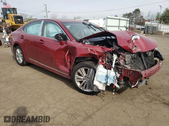 2014 Lexus ES 350 with VIN JTHBK1GG8E2095042, listed as a Copart auction lot 54359585 with 0 mi miles and Salvage Title. Bid and sale history available at carsss.com. Image 4.