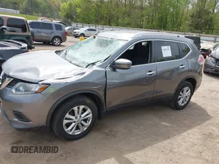 2016 Nissan Rogue SV with VIN KNMAT2MV9GP693049, listed as a IAAI auction lot 42053309 with 75,379 mi miles. Bid and sale history available at carsss.com. Image 14.