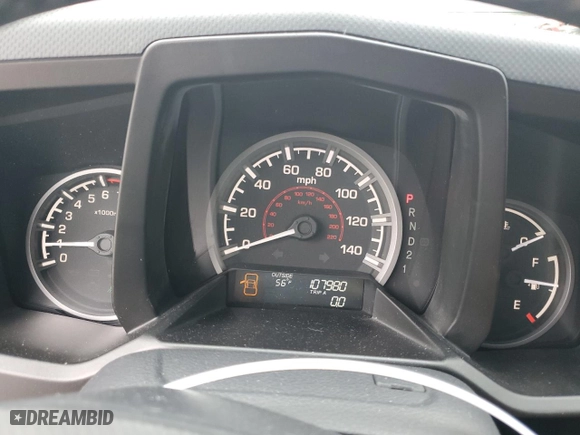 2010 Honda Ridgeline RTL with VIN 5FPYK1F50AB006171, listed as a Copart auction lot 44863745 with 107,980 mi miles and Salvage Title. Bid and sale history available at carsss.com. Image 9.