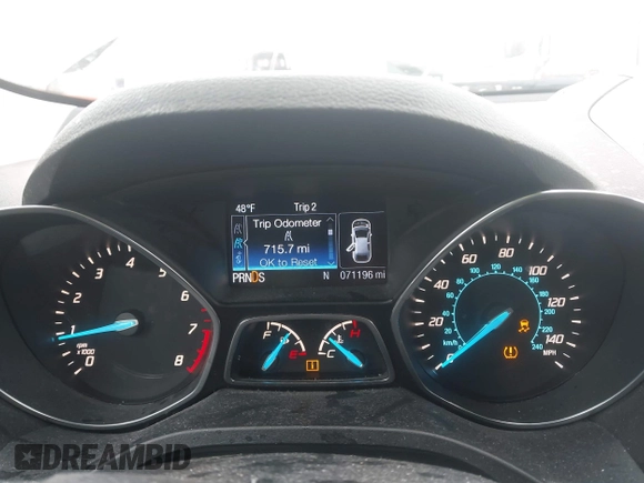 2013 Ford Escape SEL with VIN 1FMCU0HX9DUC77808, listed as a IAAI auction lot 41967998 with 71,196 mi miles. Bid and sale history available at carsss.com. Image 7.