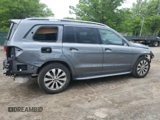 2019 Mercedes-Benz GLS 450 with VIN 4JGDF6EE2KB229497, listed as a Copart auction lot 54791425 with 101,564 mi miles and Salvage title. Bid and sale history available at DreamBid. Image 3.
