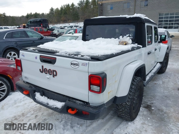 2022 Jeep Gladiator Mojave with VIN 1C6JJTEG4NL177527, listed as a IAAI auction lot 41625213 with Not provided miles and . Bid and sale history available at DreamBid. Image 4.