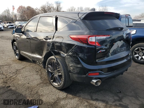 2019 Acura RDX w/A-Spec Pkg with VIN 5J8TC2H64KL019405, listed as a Copart auction lot 75897483 with 51,533 mi miles. Bid and sale history available at carsss.com. Image 2.
