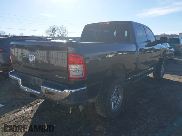 2022 Ram 2500 Tradesman with VIN 3C6UR5CJ5NG281375, listed as a IAAI auction lot 41453801 with 38,289 mi miles. Bid and sale history available at carsss.com. Image 4.