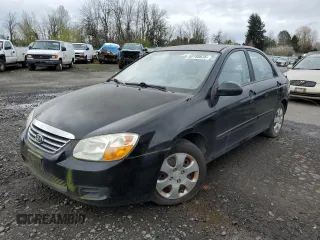2009 Kia Spectra EX z VIN KNAFE222295664027, wystawiony jako Copart lot #50788635 z przebiegiem 118 563 mil mil oraz Czysty tytuł • Clean title. Historia ofert i sprzedaży dostępna na DreamBid. Obrazek 1.