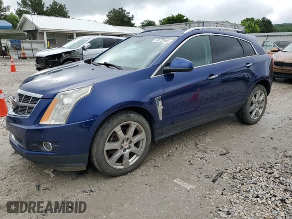 2012 Cadillac SRX Performance Collection with VIN 3GYFNBE35CS579214, listed as a Copart auction lot 54725465 with 114,829 mi miles and Salvage title. Bid and sale history available at DreamBid. Image 1.