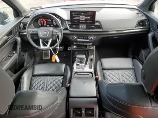 2021 Audi SQ5 Premium Plus with VIN WA1B4AFY6M2035470, listed as a Copart auction lot 46817975 with 48,178 mi miles and Salvage Title. Bid and sale history available at carsss.com. Image 8.
