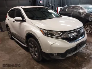 2019 Honda CR-V EX-L with VIN 2HKRW2H85KH607755, listed as a IAAI auction lot 40875501 with 56,756 mi miles. Bid and sale history available at carsss.com. Image 1.