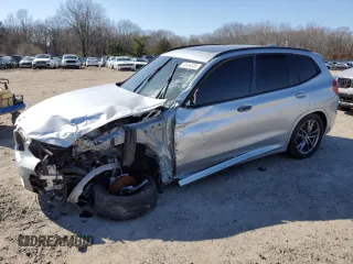 2021 BMW X3 M40i with VIN 5UXTY9C08M9E28164, listed as a Copart auction lot 48494335 with 0 mi miles and Salvage Title. Bid and sale history available at carsss.com. Image 1.