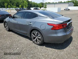 2017 Nissan Maxima Platinum with VIN 1N4AA6AP0HC442843, listed as a Copart auction lot 63185875 with 108,947 mi miles and Salvage title. Bid and sale history available at DreamBid. Image 2.