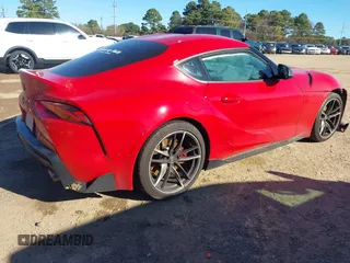 2022 Toyota GR Supra 3.0 with VIN WZ1DB0C04NW051045, listed as a IAAI auction lot 41156875 with 3,851 mi miles. Bid and sale history available at carsss.com. Image 4.