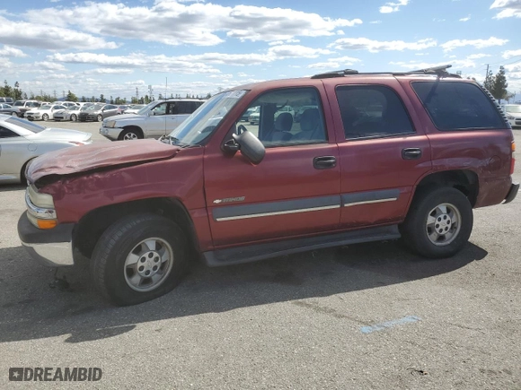 2003 Chevrolet Tahoe LS with VIN 1GNEC13V23R285026, listed as a Copart auction lot 47671115 with 200,245 mi miles and Salvage Title. Bid and sale history available at carsss.com. Image 1.