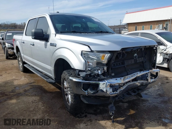 2016 Ford F-150 XLT with VIN 1FTEW1EF1GKF10444, listed as a IAAI auction lot 41773524 with 123,860 mi miles. Bid and sale history available at carsss.com. Image 1.