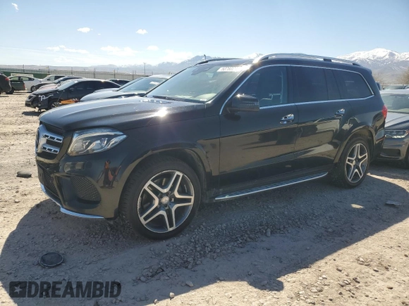 2017 Mercedes-Benz GLS with VIN 4JGDF7DE0HA742155, listed as a Copart auction lot 50780695 with 130,671 mi miles and Clean Title. Bid and sale history available at carsss.com. Image 1.