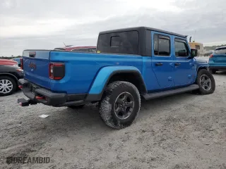 2022 Jeep Gladiator Rubicon with VIN 1C6JJTBM4NL107942, listed as a Copart auction lot 81231664 with 17,245 mi miles and Salvage Title. Bid and sale history available at carsss.com. Image 3.