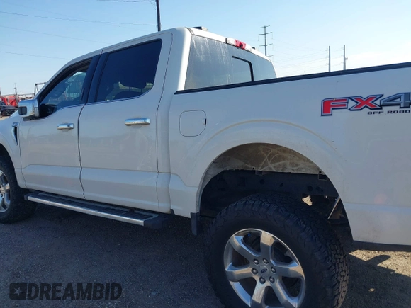 2022 Ford F-150 XL with VIN 1FTFW1E83NFA67841, listed as a IAAI auction lot 41489029 with 34,505 mi miles. Bid and sale history available at carsss.com. Image 15.