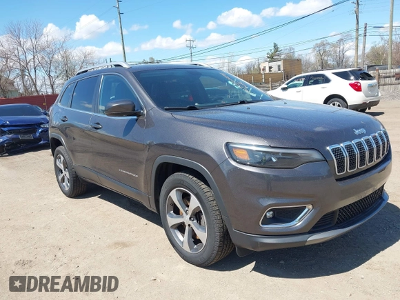 2019 Jeep Cherokee Limited z VIN 1C4PJMDX5KD250730, wystawiony jako IAAI lot #42072064 z przebiegiem 71 183 mil mil oraz . Historia ofert i sprzedaży dostępna na DreamBid. Obrazek 1.