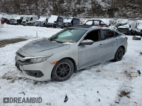 2017 Honda Civic Sedan EX-L with VIN 19XFC1F71HE015752, listed as a Copart auction lot 82538963 with 0 mi miles and Non Repairable. Bid and sale history available at carsss.com. Image 1.