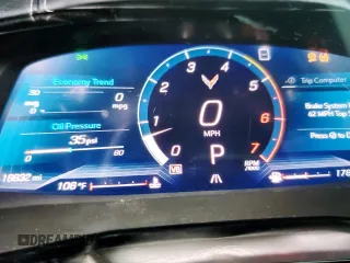 2024 Chevrolet Corvette 2LT z VIN 1G1YB3D45R5123510, wystawiony jako Copart lot #57554965 z przebiegiem 18 832 mil mil oraz Nie do naprawy • Non repairable. Historia ofert i sprzedaży dostępna na DreamBid. Obrazek 9.